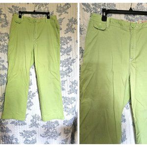 Size 14 Cappagallo Green Pants